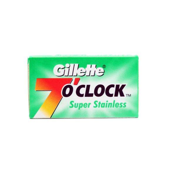 Gillette 7 o'clock Green (Super Stainless) DE borotvapenge csomag (10 db)