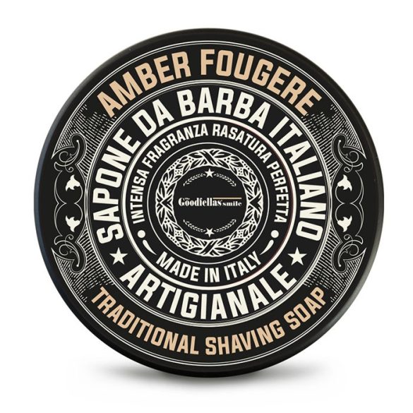 The Godfellas Smile Amber Fougere borotvaszappan AS-1 formulával, 100 ml