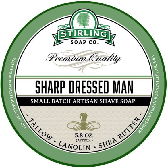 Stirling Sharp Dressed Man borotvaszappan, 170 ml