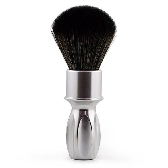 RazoRock Silver 400 Noir Plissoft szintetkus borotvapamacs fém nyéllel, 24 mm