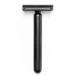 Tatara Masamune  biztonsági borotva, zárt fésűs, rozsdamentes acél, fekete