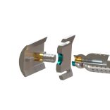 Tatara Masamune  biztonsági borotva, zárt fésűs, rozsdamentes acél, fekete