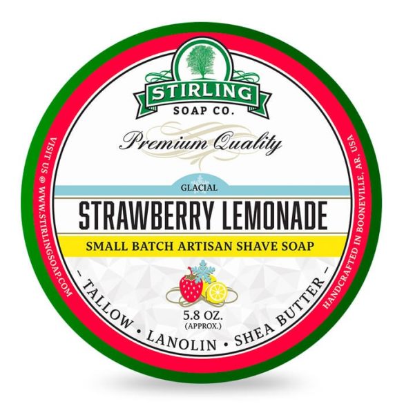 Stirling Glacial Strawberry Lemonade borotvaszappan, 170ml