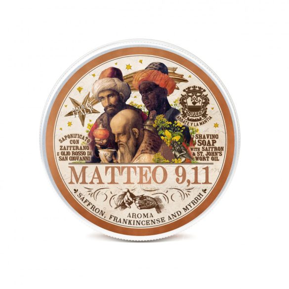Abbate Y La Mantia Matteo 9,11 borotvaszappan, 150 ml