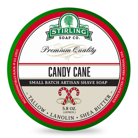 Stirling Candy Cane borotvaszappan, 170ml