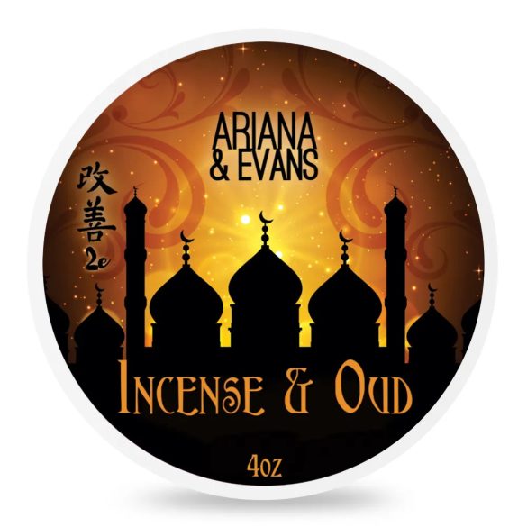 Ariana & Evans Incense & Oud K2E borotvaszappan, 118ml