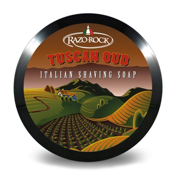 RazoRock Tuscan Oud borotvaszappan, 150 ml