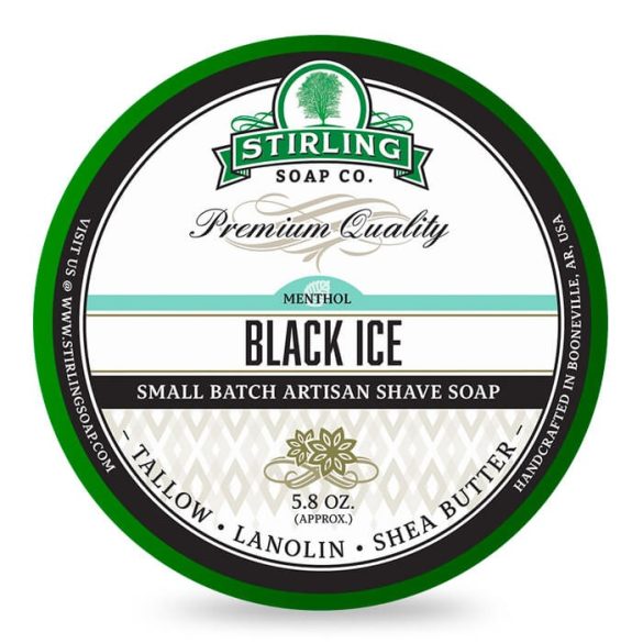Stirling Black Ice borotvaszappan, 170ml