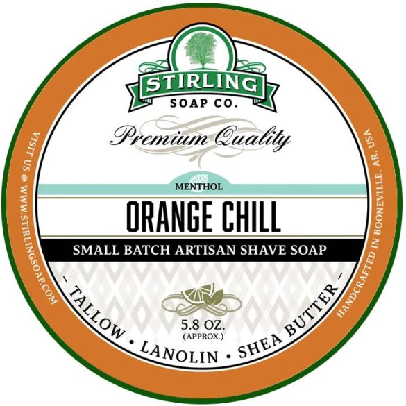 Stirling Orange Chill borotvaszappan, 170 ml