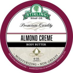   Stirling Almond Creme (Mandula krém) borotválkozó szappan, 170ml