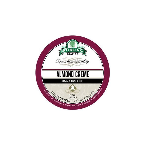 Stirling Almond Creme (Mandula krém) borotválkozó szappan, 170ml