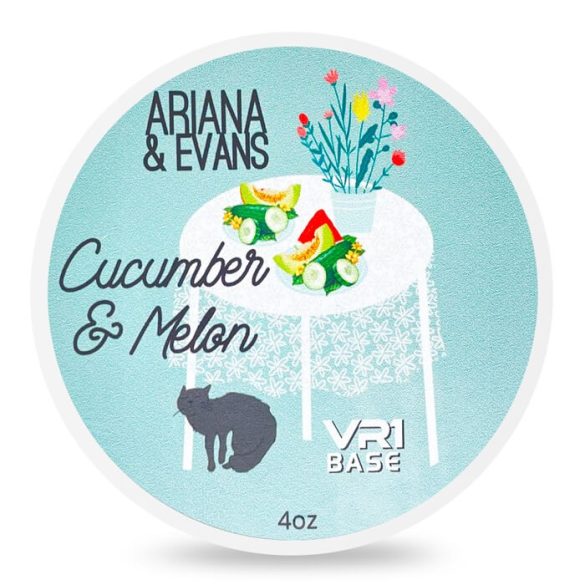 Ariana & Evans Cucumber e Melon VR1 borotvaszappan, 118ml