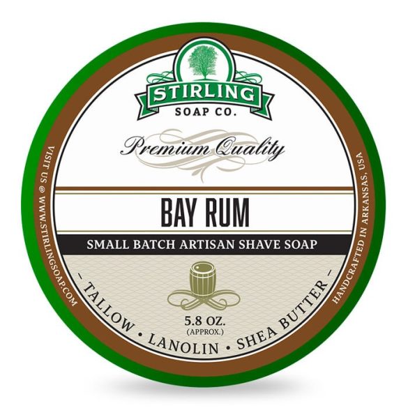 Stirling Bay Rum borotvaszappan, 170ml