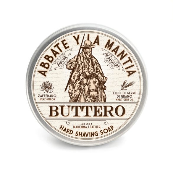 Abbate Y La Mantia Buttero kemény borotvaszappan, 80ml